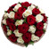 bouquet of red and white roses. Germany