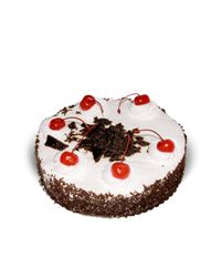 cherry cake with roses